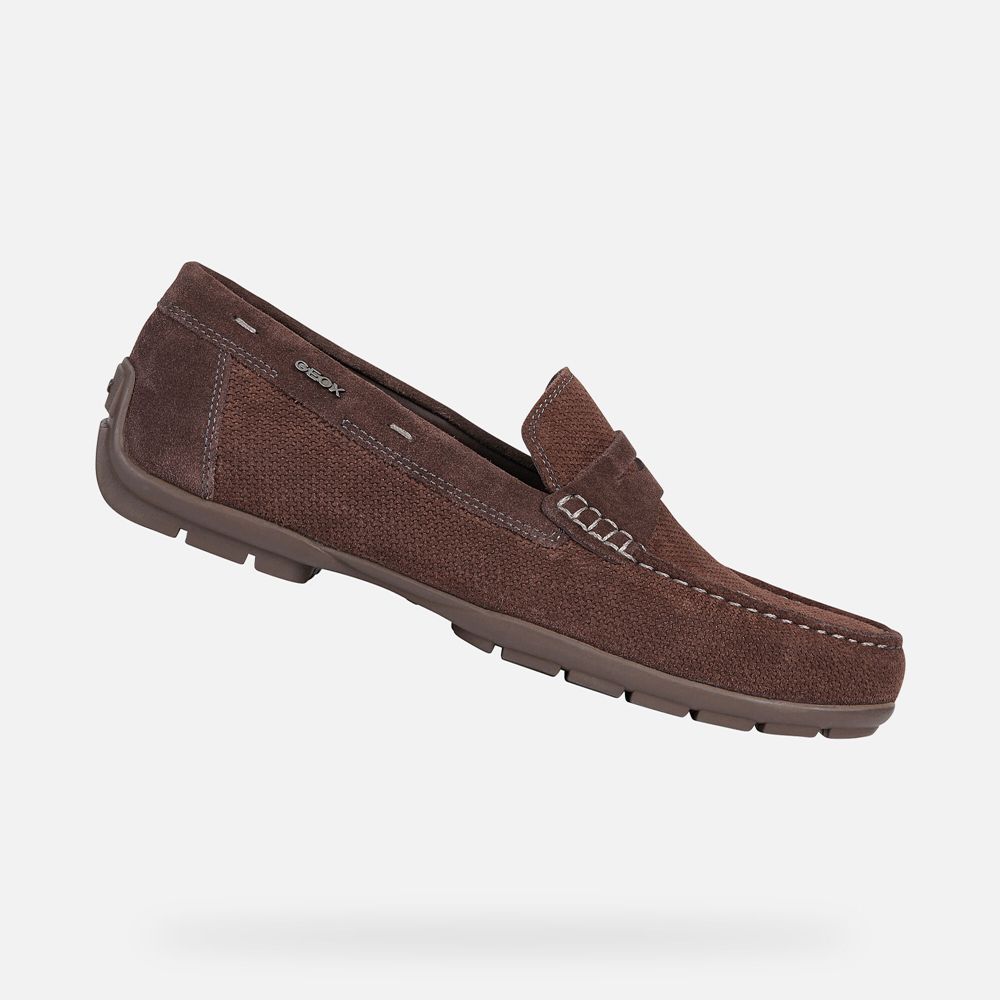 Mocassin Geox Moner 2Fit - Bordeaux - Homme 540817-OFS